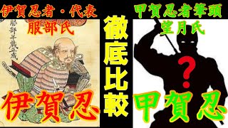 【歴史解説】徹底比較・伊賀忍者・甲賀忍者！！【MONONOFU物語】