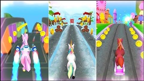 Unicorn  Run - Walkthrough Gameplay Part 1 (Android, iOS)All Levels Gameplay