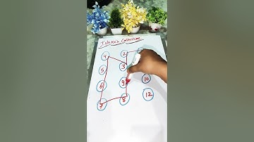 Draw a Checkered Path With Numbers #shorts #art #drawingtutorials #viral