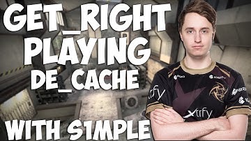 CS:GO - NiP GeT_RiGhT playing de_cache with s1mple (22/04/2016)