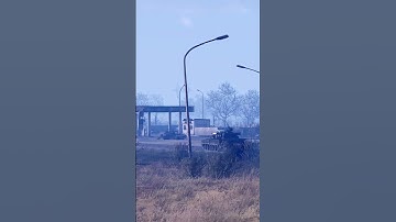 2 minutes ago! 150 Russian tank were blocked by US soldiers E13 #shorts #arma3