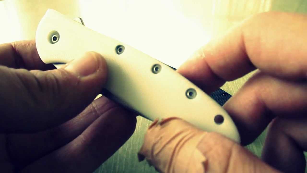Kershaw Leek Custom White G10 Scales YouTube