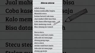 Download Lagu stecu stecu || Faris Adam #coversong #lyrics #karaoke #spotify #songlyrics #stecu #stecustecu MP3