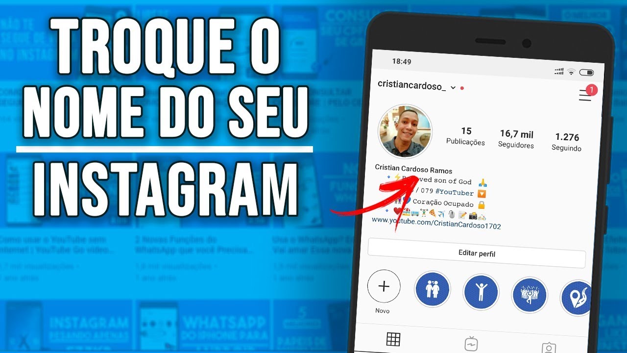Instagram - Como Trocar o nome do Instagram sem esperar os 14 dias ...