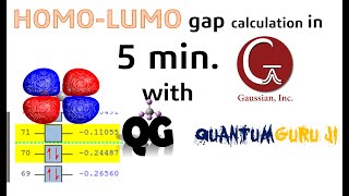 HOMO-LUMO Calculation and Analysis Using DFT method in Gaussian Software || Part 3 || Gaurav Jhaa screenshot 5