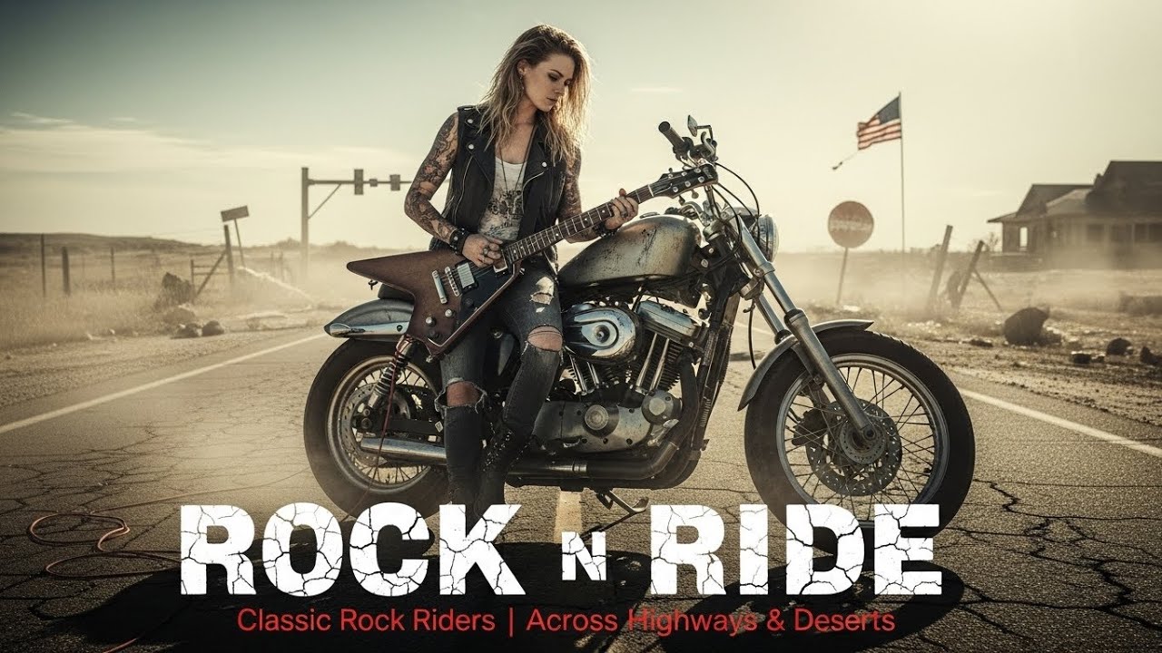 Rock Riders Best Music Rock n Roll Ride 🔥 Classic Rock Riders | Across Highways ...