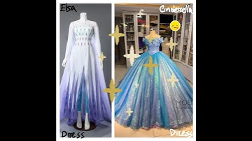 Elsa VS Cinderella// Which one do you like it// Edit By Me