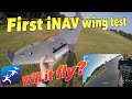 My first iNAV build and test flight with an S800 Wing
