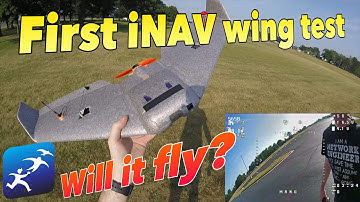 My first iNAV build and test flight with an S800 Wing