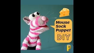How To Make Mouse Sock Puppet | DIY | Fun & Easy Puppet Making Ideas | Craft Activity