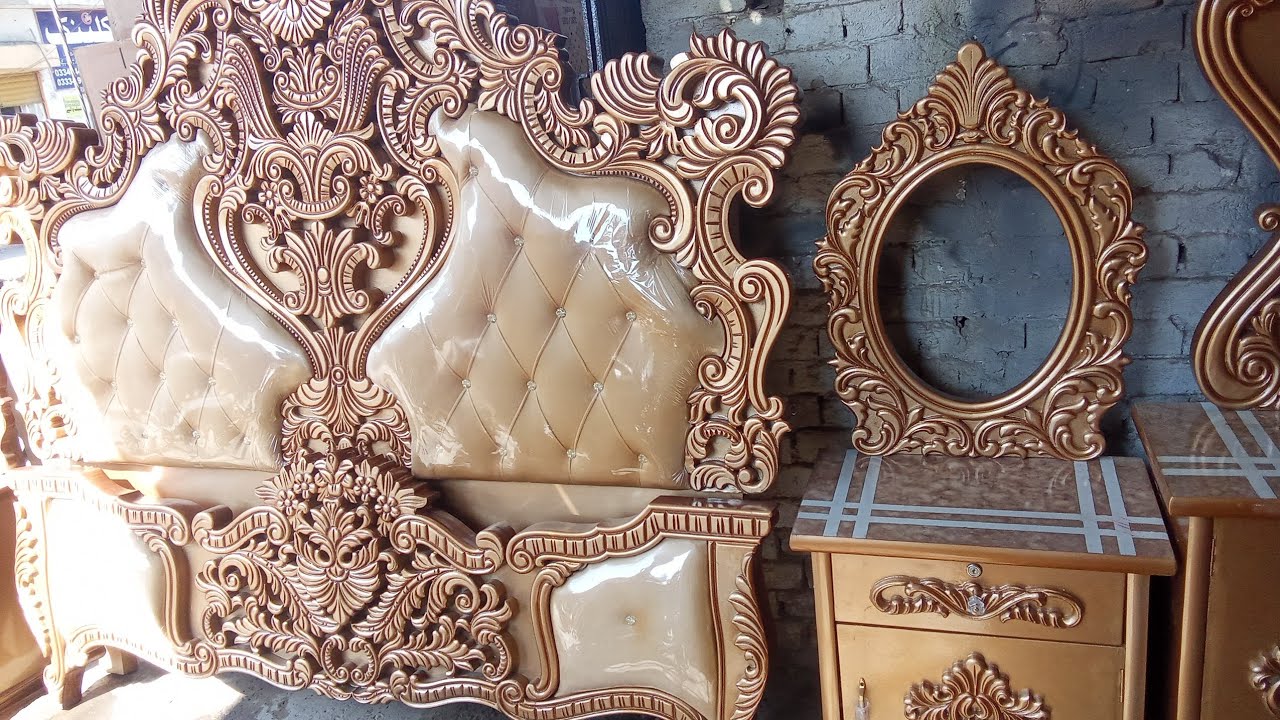 Modern furniture bed dressing CNC design aur bheeshma design hai high class