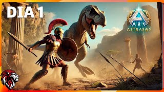 NOVO MAPA INCRÍVEL NO ARK ASCENDED | ARK ASTRAEOS | DIA 1