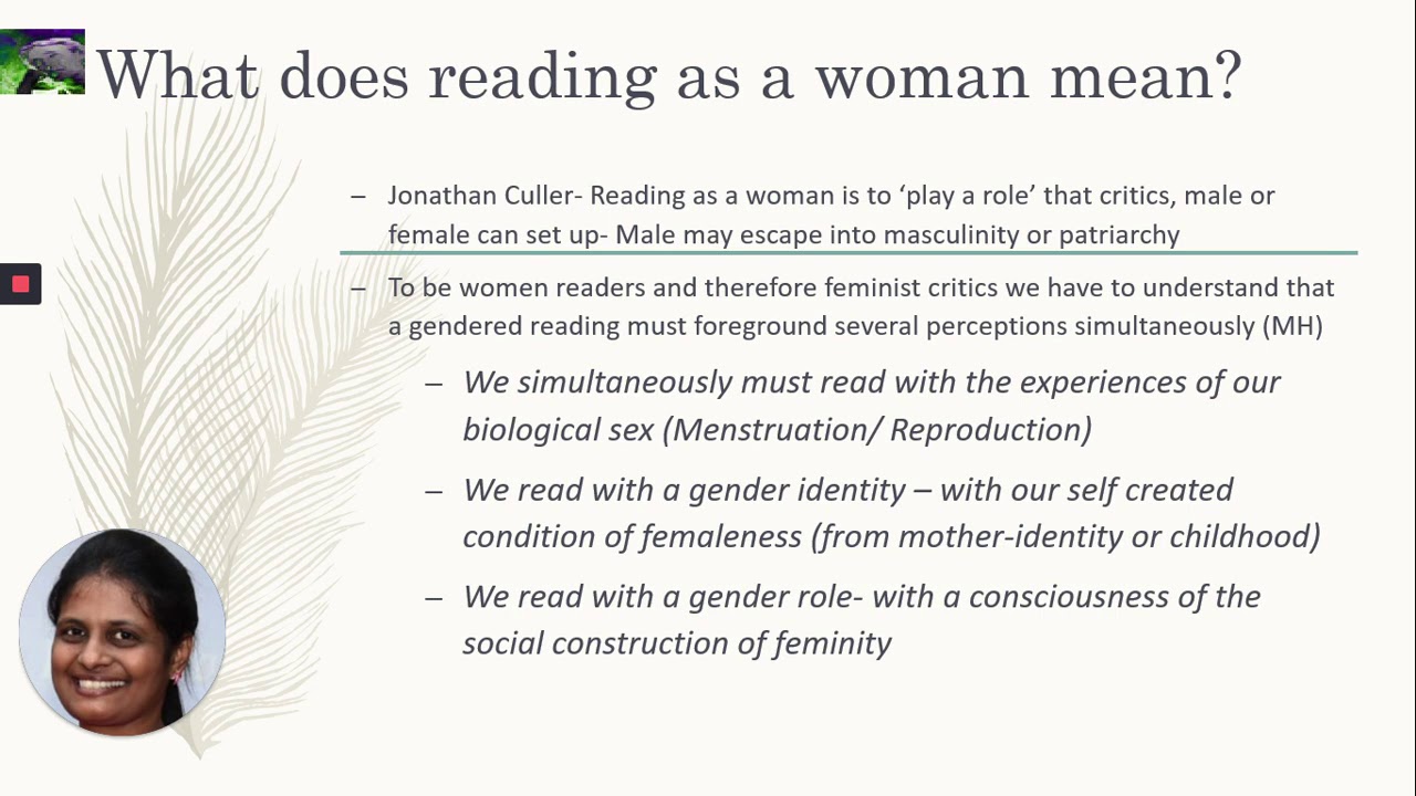 Maggie Humm on  Feminist Criticism:  Basic Assumptions and Problems| Mary Jayanthi