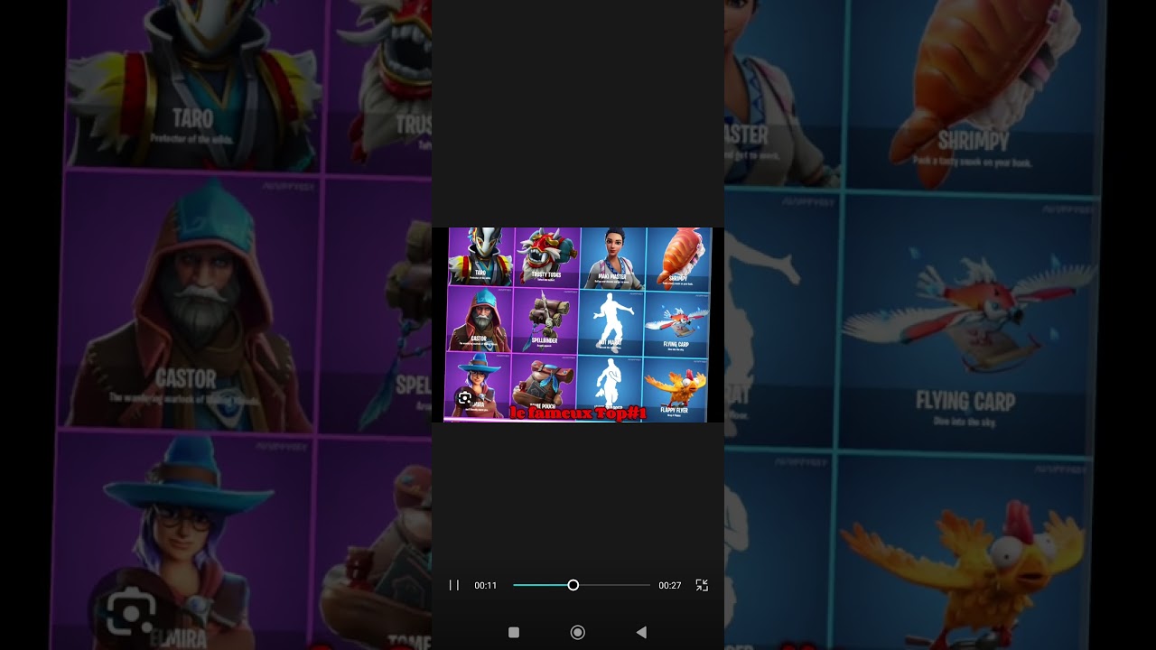 Top#3 des skins rares 