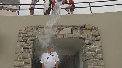 Frank Beamer Accepts ALS Ice Bucket Challenge