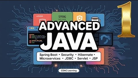 Advanced Java Day 1: User Threads vs Daemon Threads, JDBC Tutorial | CDAC Learning | Java Interview
