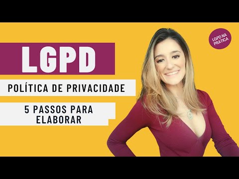 Vídeo: Política de privacidade do site. Política de privacidade de dados