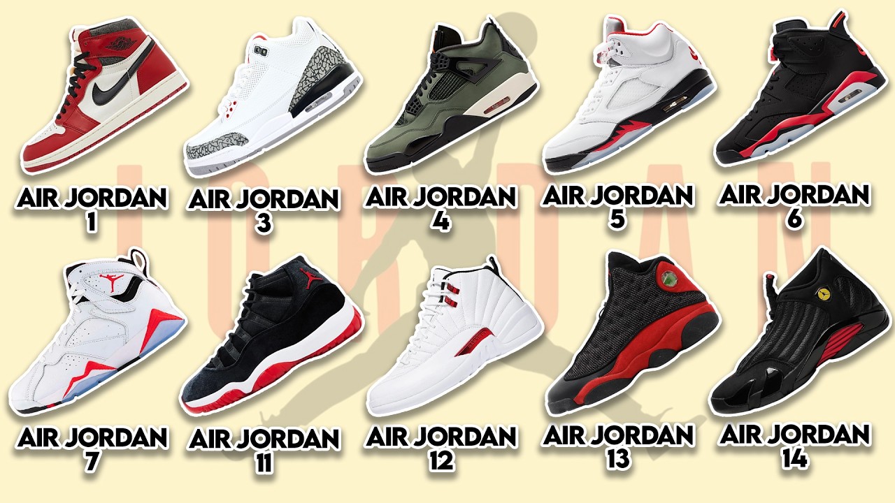 Every Popular Air Jordan's Thought Process Explained in 14 Minutes ...