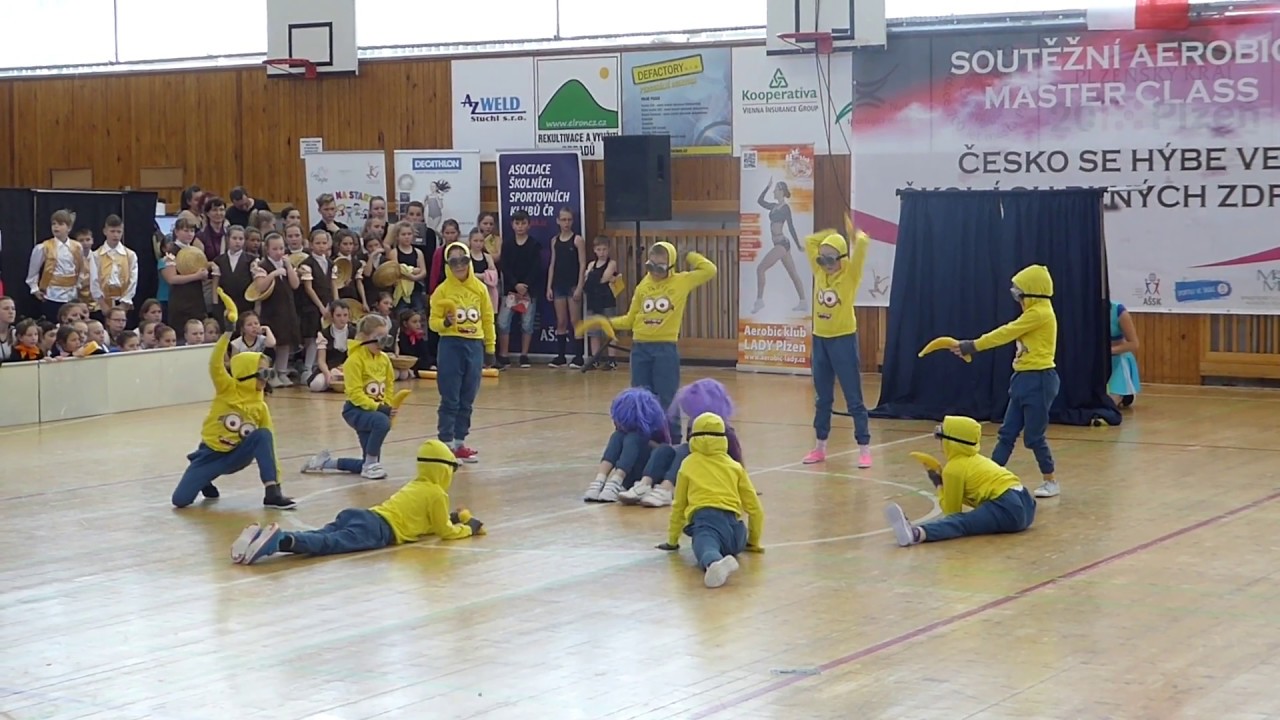 Taneční kroužek - TK TJ Tlučná - tým TK14 - Mimoni - Česko se hýbe - 20170225