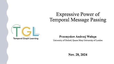 Expressive Power of Temporal Message Passing