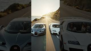 Bugatti Chiron vs Bugatti Veyron Race #shorts #viral #bugatti