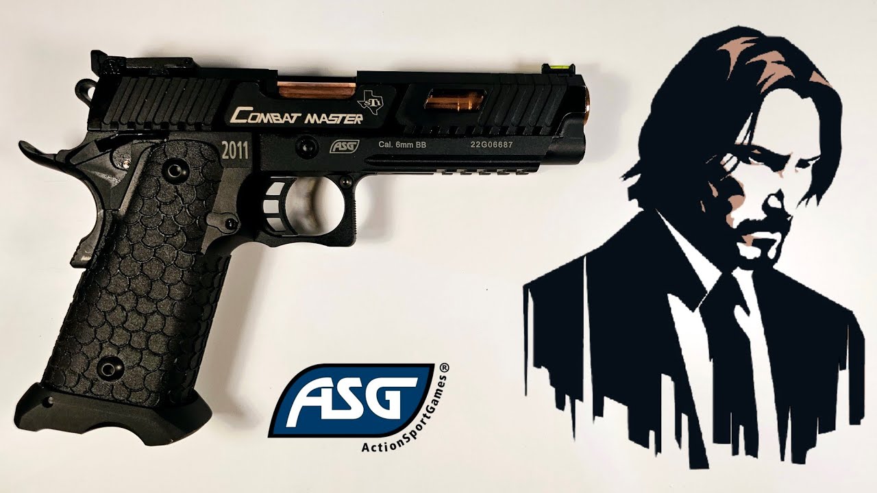 A realistic airsoft gun The 2011 Combat Master from John Wick
