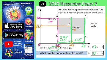 2019 Reasoning Paper 3 Q21 KS2 Maths SATs