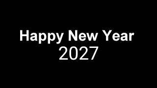 Happy New Year 2027