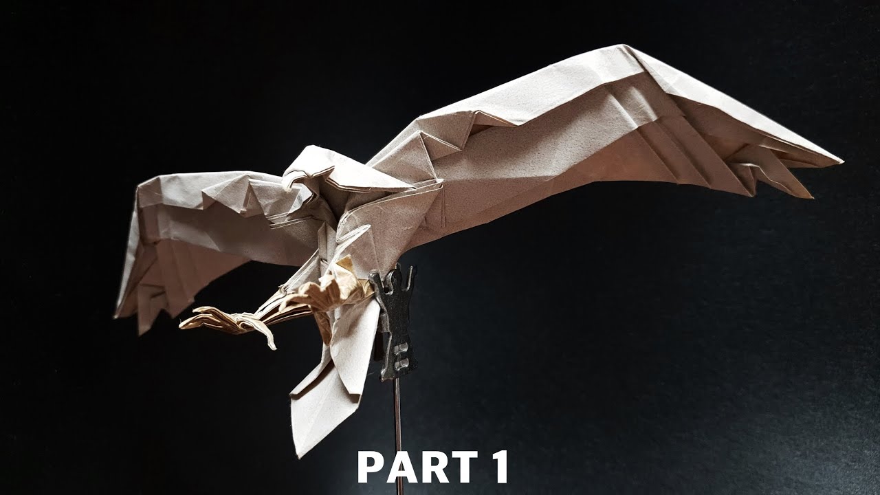 [씨에스타 종이접기] 종이 한장으로 더 멋진 독수리 접기 (파트1/2) Origami eagle tutorial #1