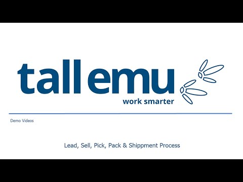 Tall Emu CRM Demo from Lead Capture to Accounting System and all the steps in between