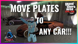 How to transfer plates from one car to another! Hurry while you can!! #GTA #Gaming #duplication