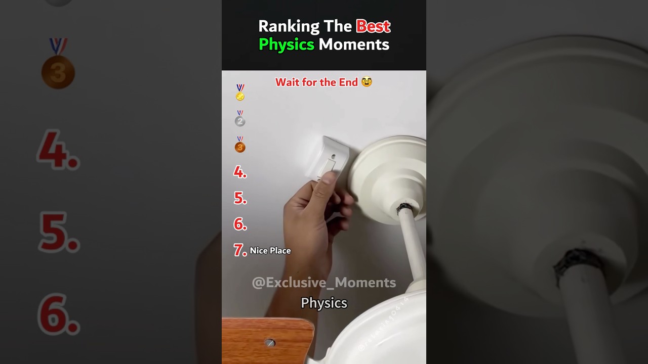 Ranking the Best Physics Moments 😱