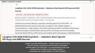 AI Developer Toolchain: The New Attack Surface | RuntimeAI Weekly Digest Actualización