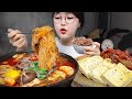 뜨끈뜨끈 순두부쫄면(쫄순이) 두부김치 먹방 Soft tofu jjolmyeon &amp; Tofu Kimchi Mukbang ASMR