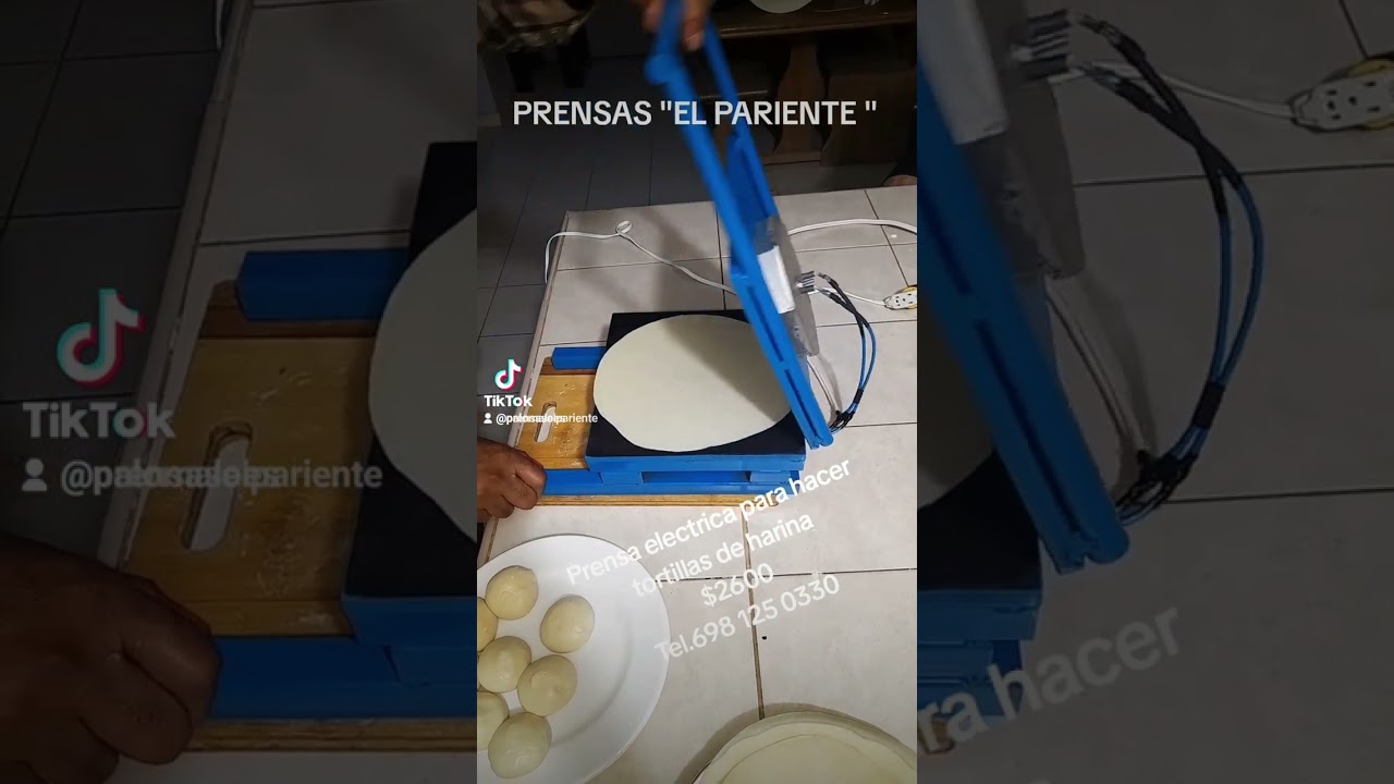 prensa electrica para hacer tortillas de harina