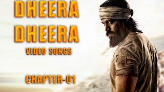 Dheera Dheera Full Video Song | KGF Kannada Movie | Yash | Prashanth Neel | Hombale| Kgf Video Songs