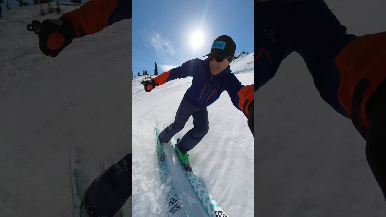 Soaking up some spring skiing sun at WhistlerBlackcomb #shorts - YouTube