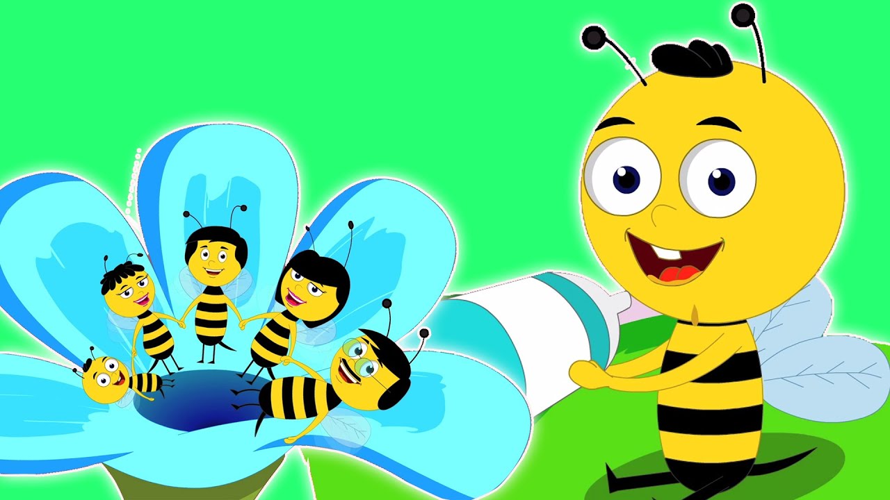 Bee Finger Famille | Cartoon pour les enfants | vidéo éducatif | Finger Family