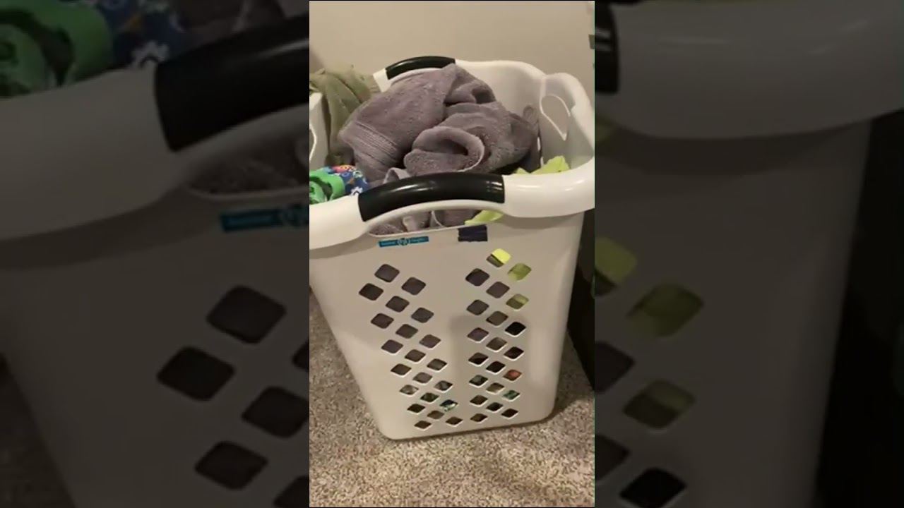 2 Pack Large Laundry Basket Waterproof Freestanding