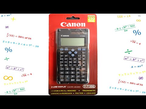 Canon F-715SG Scientific Calculator | Unboxing, Review and Demo