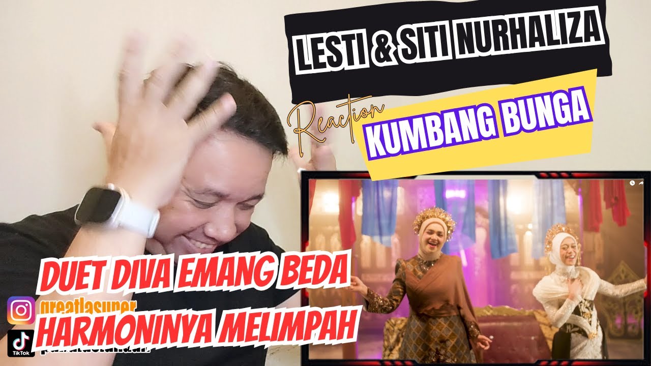 LESTI & SITI NURHALIZA - KUMBANG BUNGA (OMV)❗REACTION ❗DUA DIVA INI MEMANG LUAR BIASA!! HARMONI ENAK