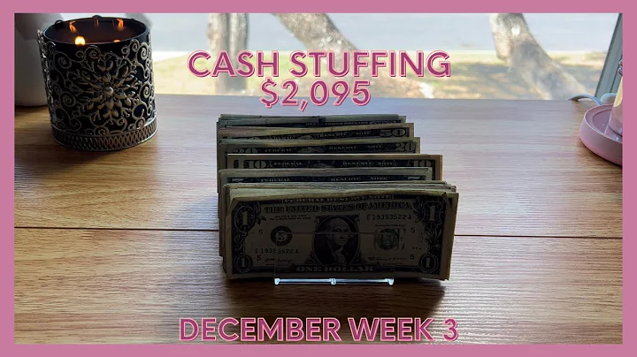 ✨CASH STUFFING $2,095✨December Paycheck #3 | Cash Envelopes, Bills, Sinking Funds, Saving Challenges
