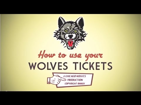 How do you use your Chicago Wolves tickets?
