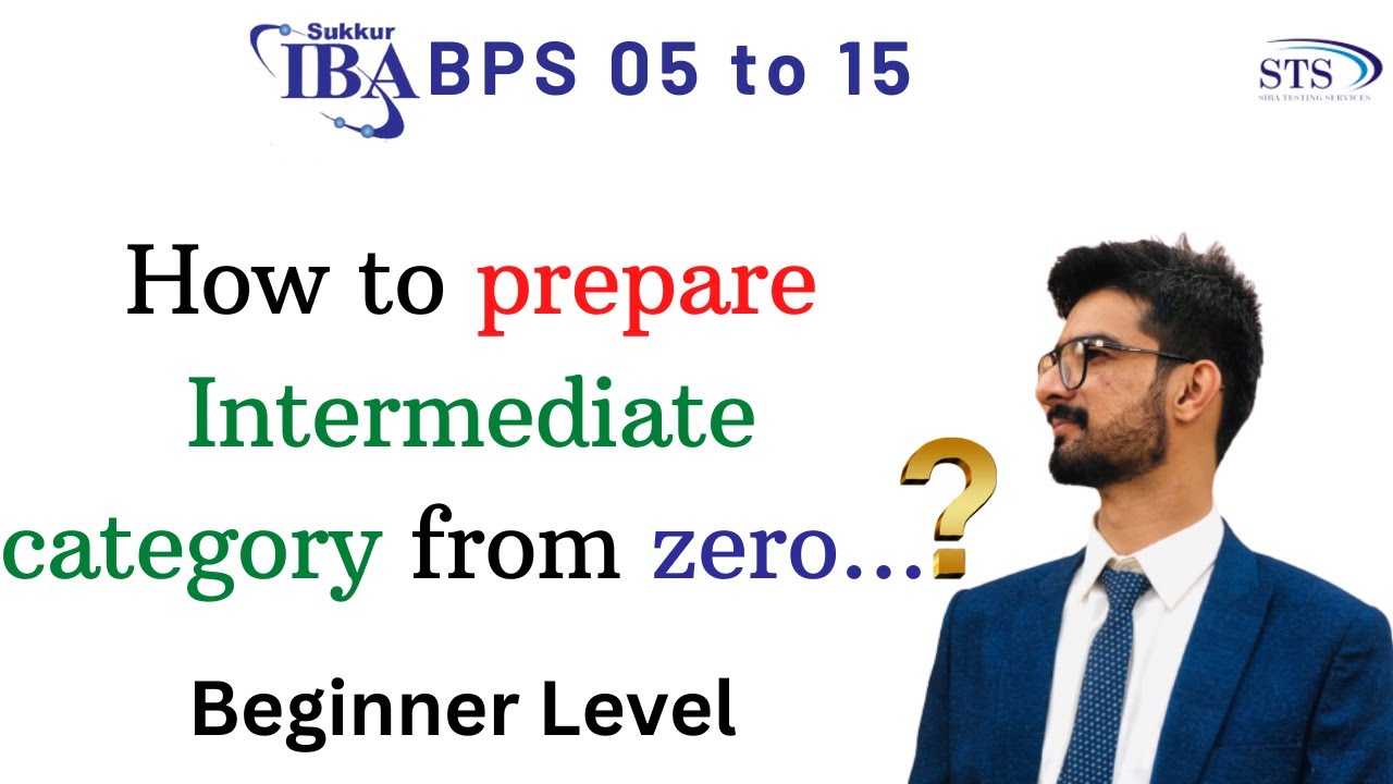 How to prepare Intermediate Category IBA BPS 5 to 15 ||Beginner|| STS ...