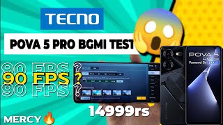 Tecno POVA 5 Pro 5G Pubg Test, Heating and Battery Test | Best Gaming Phone Under ₹15k ?