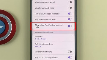 How to enable/disable Allow sound of alarms, notifications during calls on Samsung M31 Android 12