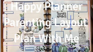 Plan With Me - Parenting Layout - Chic Fall