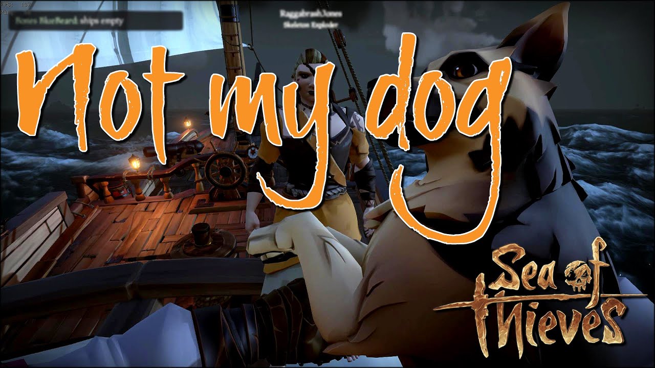 Sea Of Thieves: Tucked on sloop with dog - YouTube