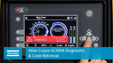Atlas Copco XC4004 Diagnostic & Code Retrieval | Atlas Copco Power Technique USA