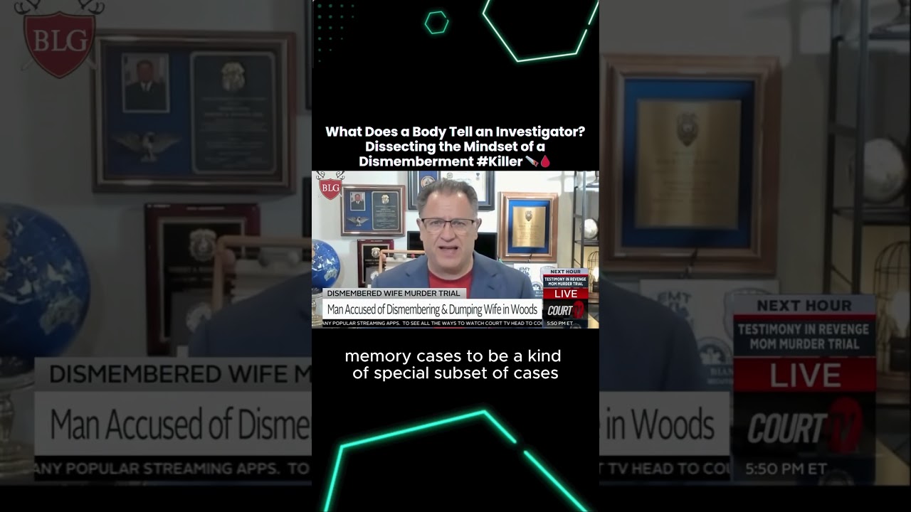 ⚠️ Motive and Method: What the Act of #Dismemberment Tells Investigators